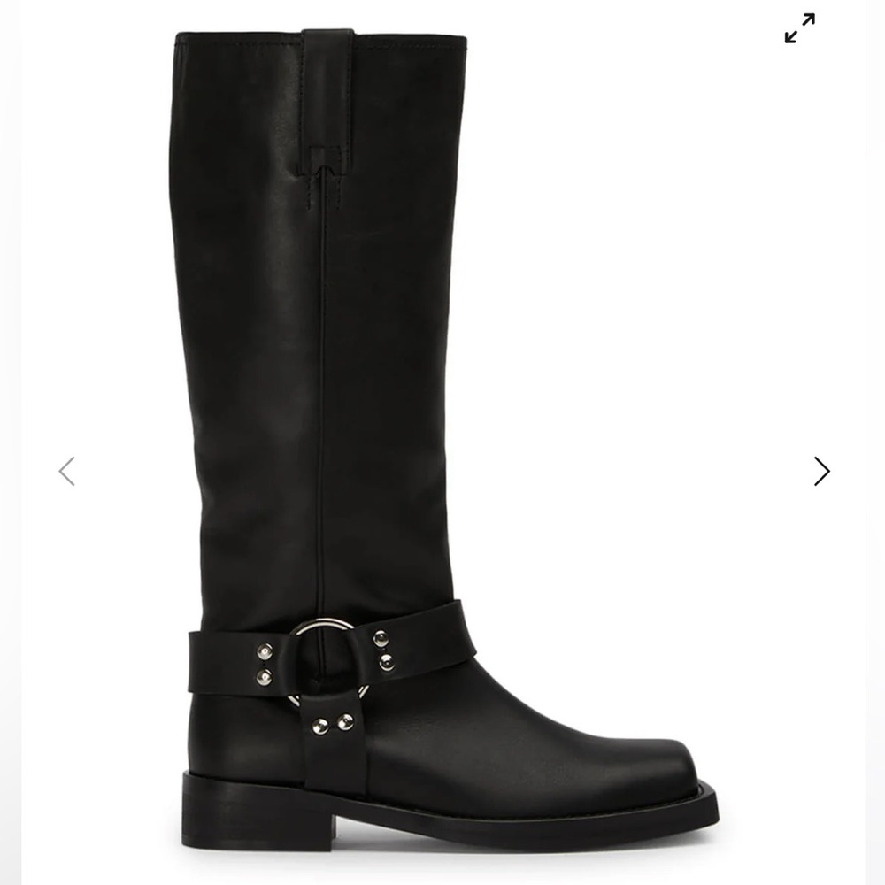 Tony Bianco Black Moto Boots